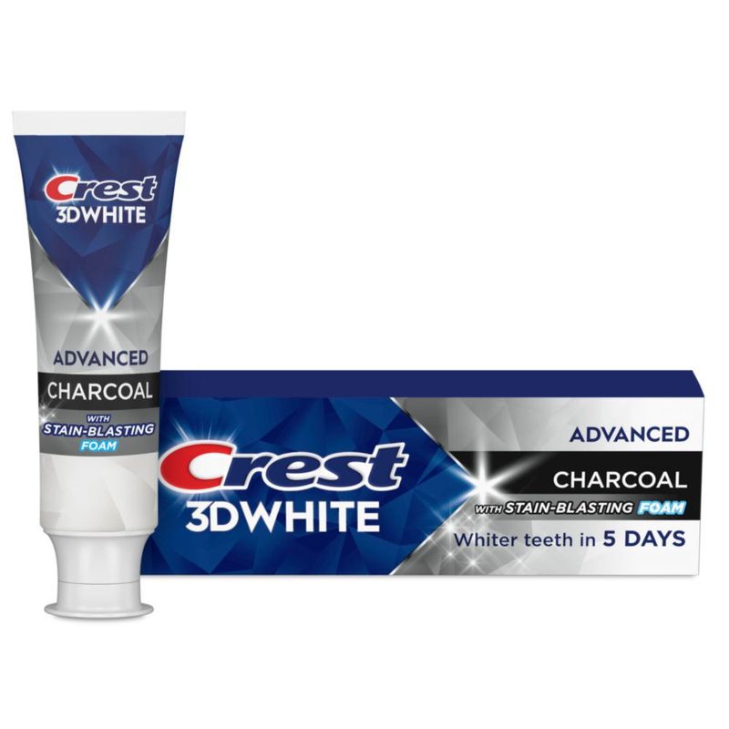 Pasta de dientes Crest 3DWhite con carbón activado 68 ml