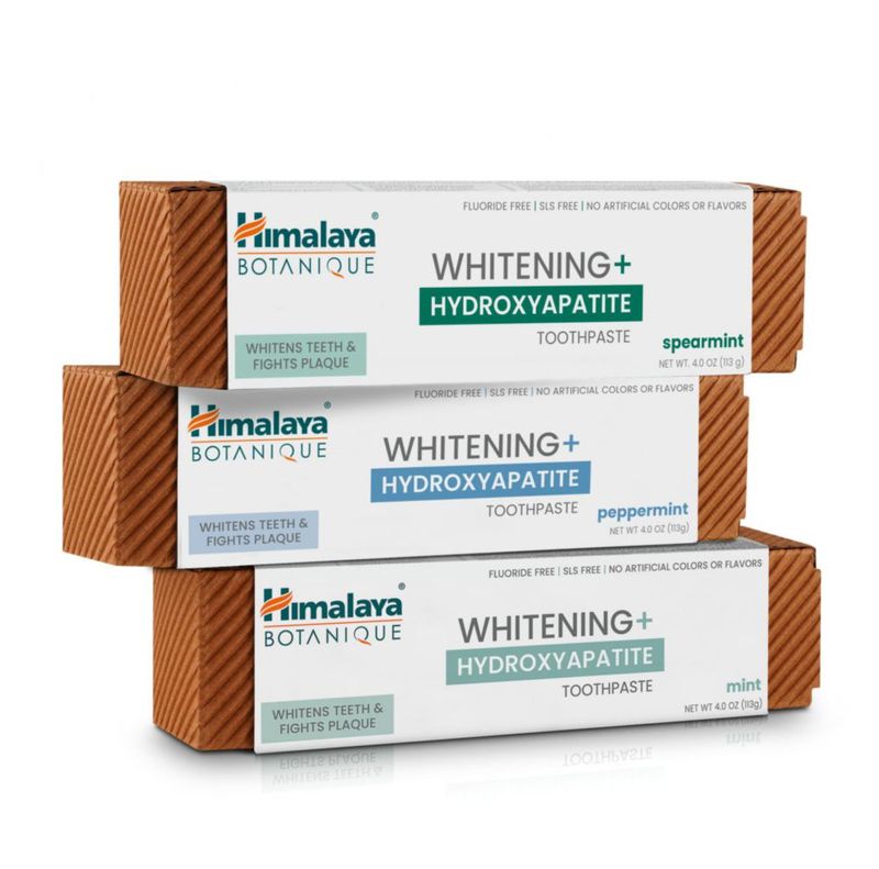 Pasta dental Himalaya Botanique pack de 3 unidades 113 g variedad