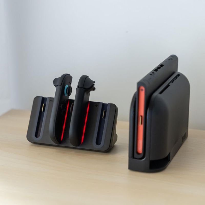 Cargador Surge Nintendo Switch 4‑en‑1 USB‑C con LED