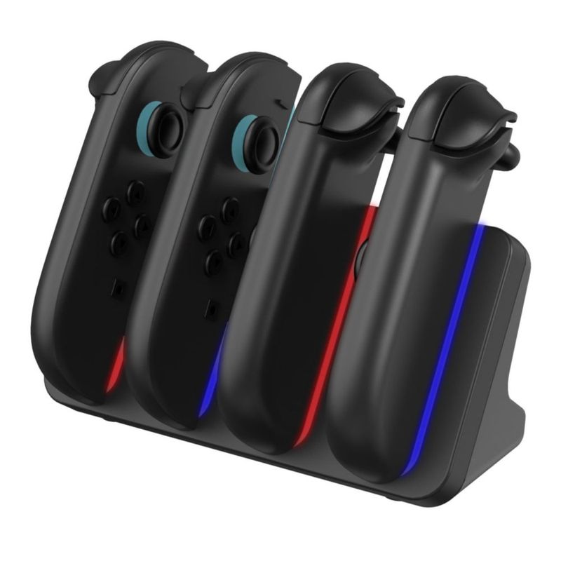 Cargador Surge Nintendo Switch 4‑en‑1 USB‑C con LED