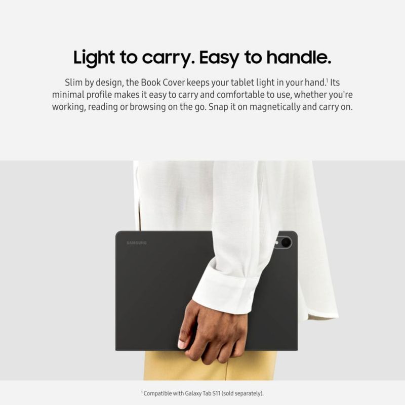 Funda para Tablet Samsung Galaxy Tab S11 Plegable Blanca