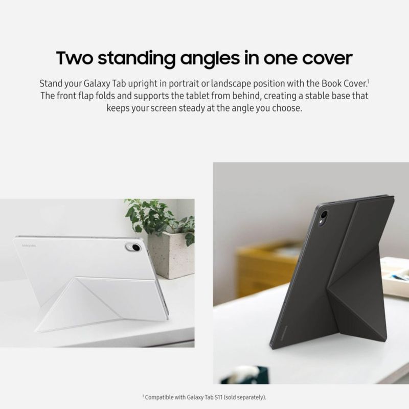 Funda para Tablet Samsung Galaxy Tab S11 Plegable Blanca