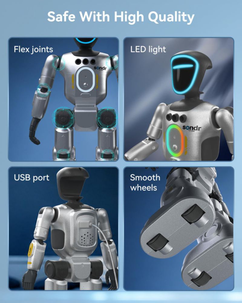 Robot Juguete SIMREX con Detección de Gestos y Control Remoto para niños de 6 años o más