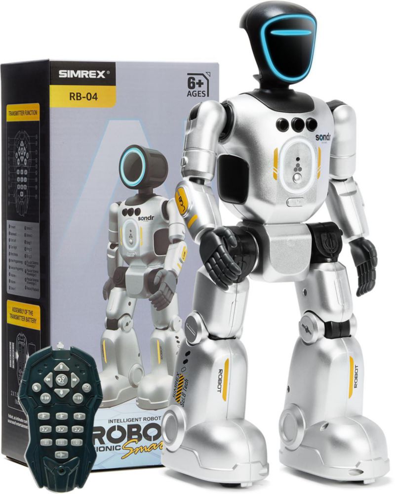Robot Juguete SIMREX con Detección de Gestos y Control Remoto para niños de 6 años o más