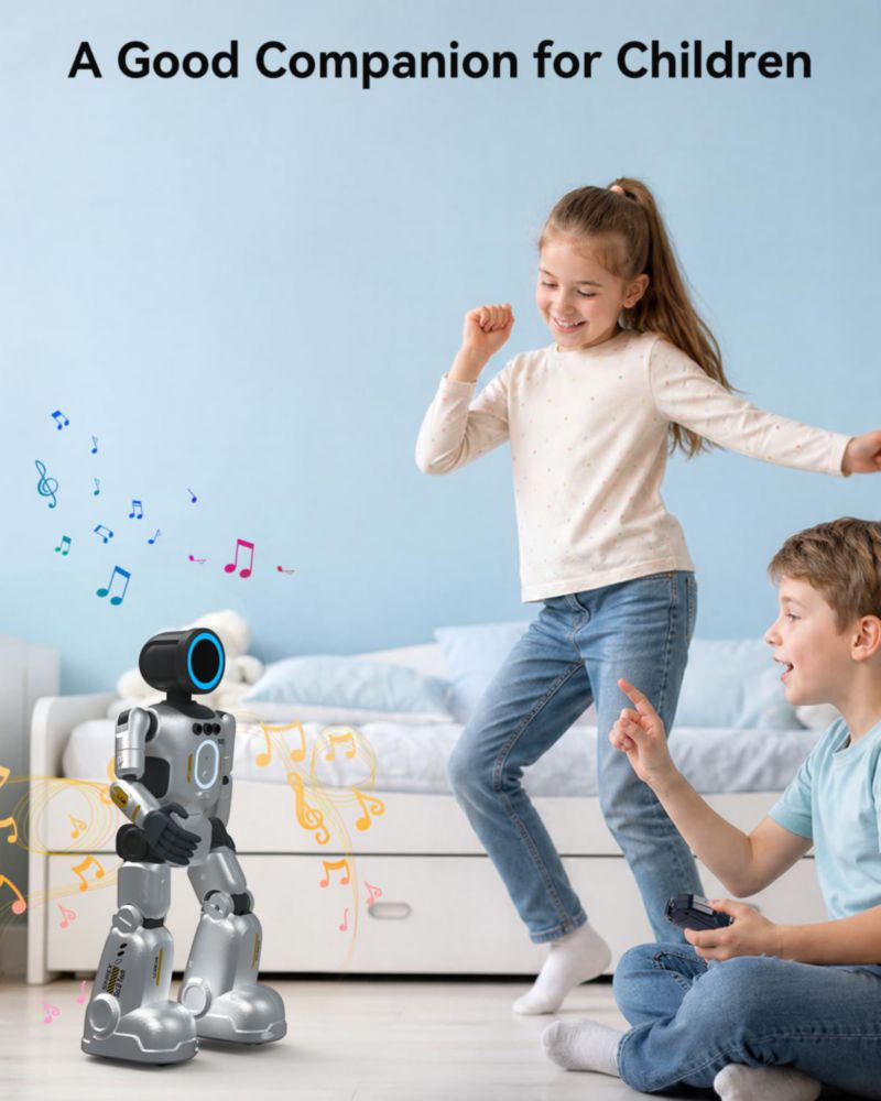 Robot Juguete SIMREX con Control por Gestos y 6 Colores LED