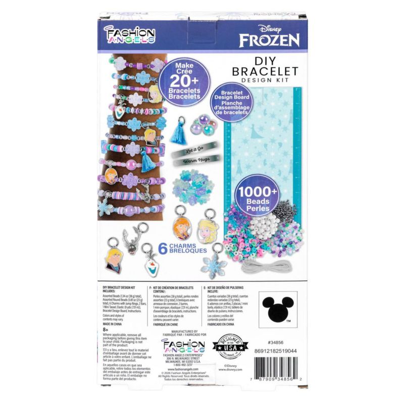Kit de Pulseras Fashion Angels Disney Frozen - Más de 20 Diseños
