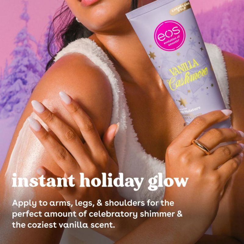 Loción Corporal eos Vainilla Cashmere 207 ml Brillo 24 h