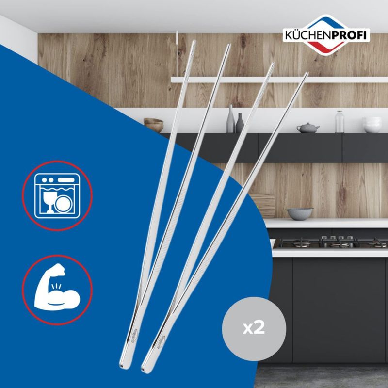 Pinzas de cocina Küchenprofi 30 cm acero inoxidable juego de 2