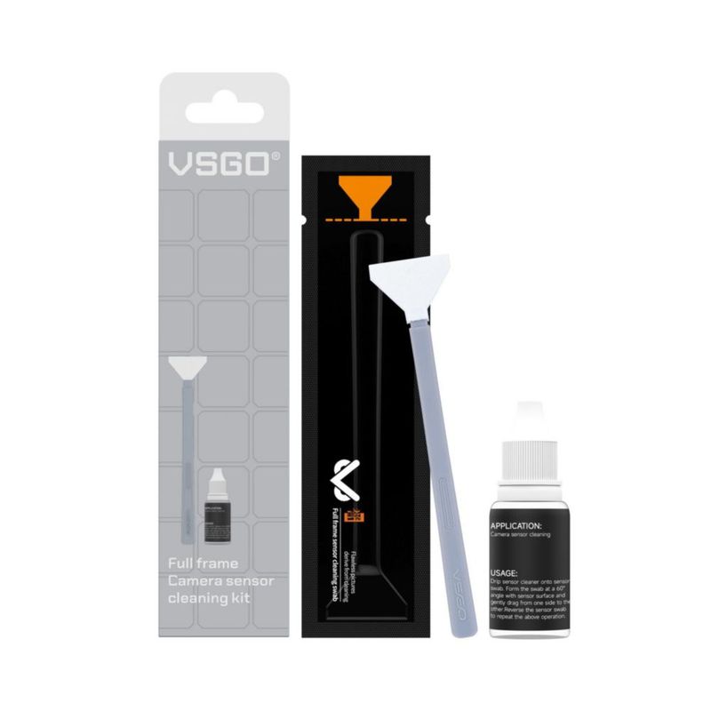Kit de Limpieza de Sensor de Cámara VSGO 24 mm 10 ml Full Frame