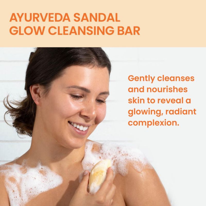 Jabón en barra Himalaya Sandal Glow 75 g (pack de 3)