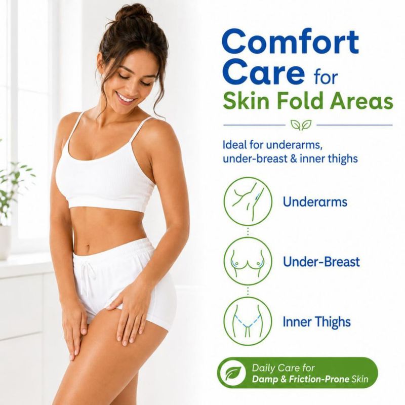 Crema para Intertrigo Hermon 120 g – Alivio con Óxido de Zinc