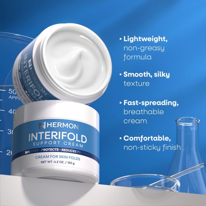 Crema para Intertrigo Hermon 120 g – Alivio con Óxido de Zinc