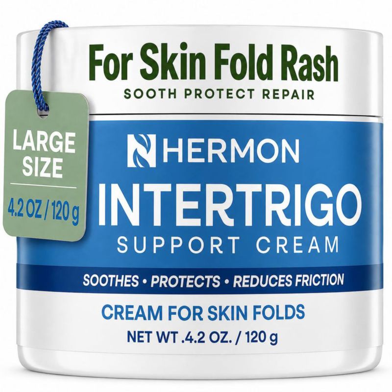 Crema para Intertrigo Hermon 120 g – Alivio con Óxido de Zinc