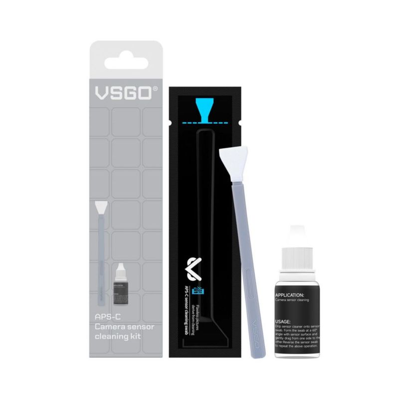 Kit de Limpieza de Sensor APS‑C 16 mm VSGO 10 ml