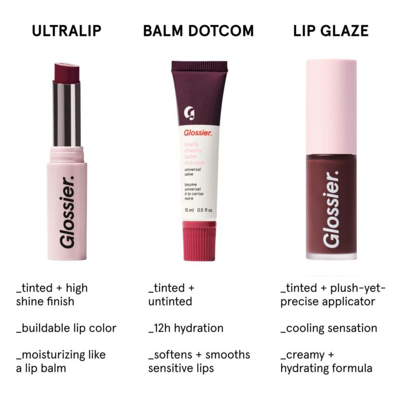 Bálsamo Labial Glossier Ultralip Cranberry 3 g