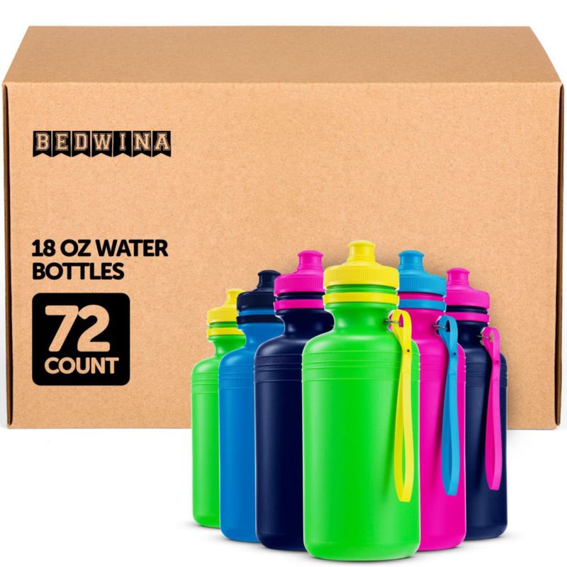 Botellas Bedwina 537 ml Pack de 72 reutilizables para niños