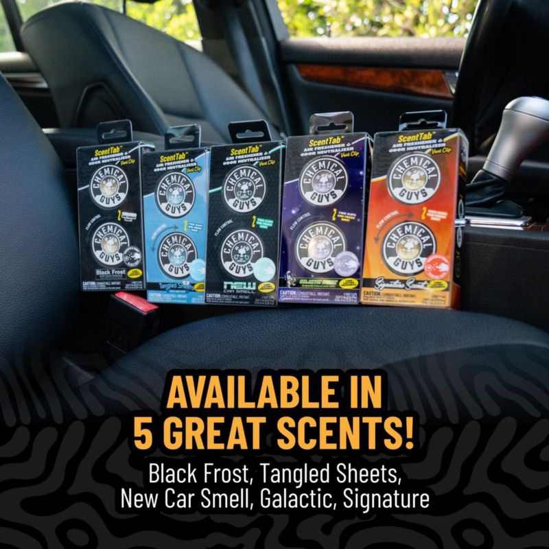 Ambientador Chemical Guys Paquete de 4 Aroma Signature