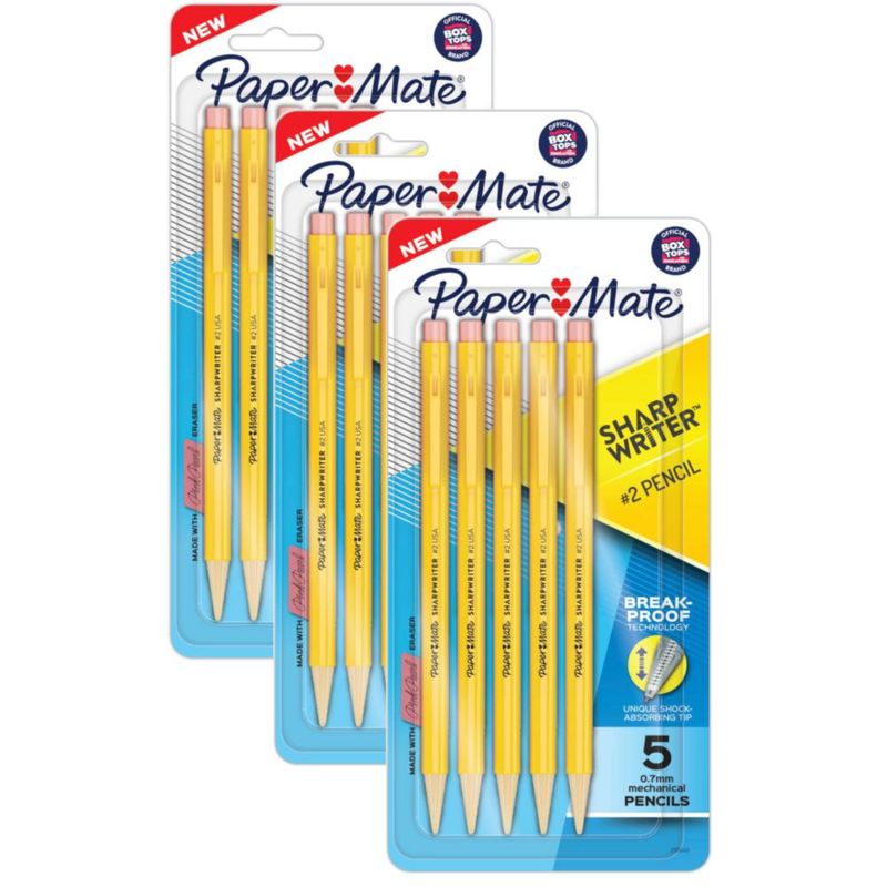 Lápices mecánicos Paper Mate 07 mm (15 unidades)