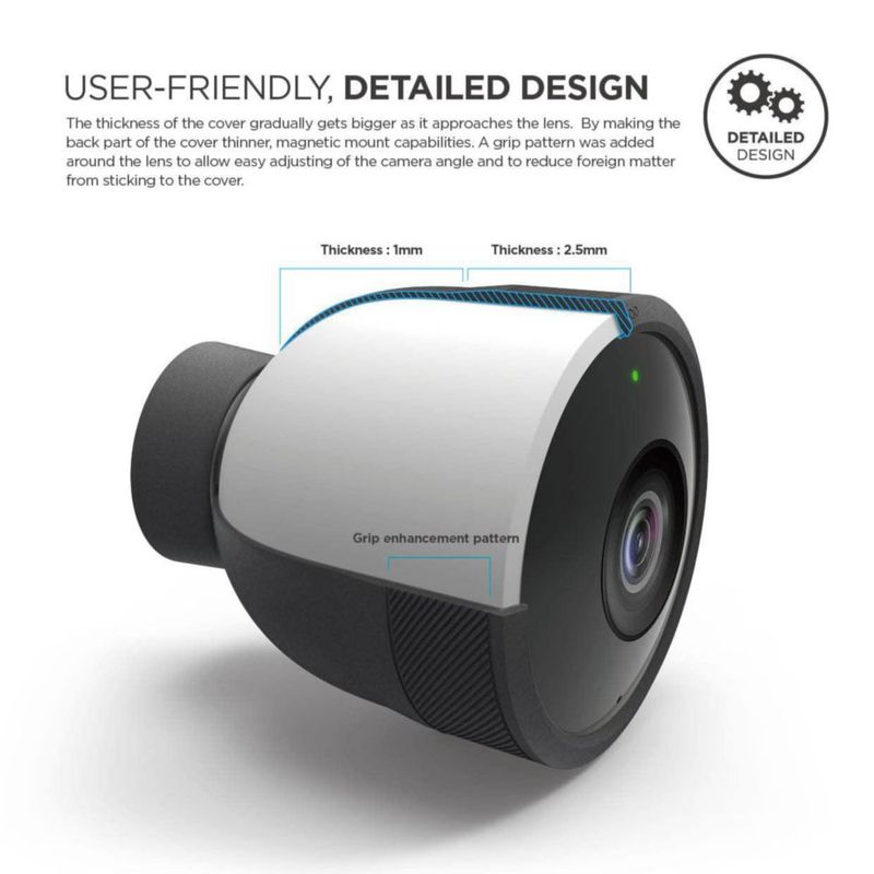 Cubierta de silicona elago para Nest Cam Outdoor