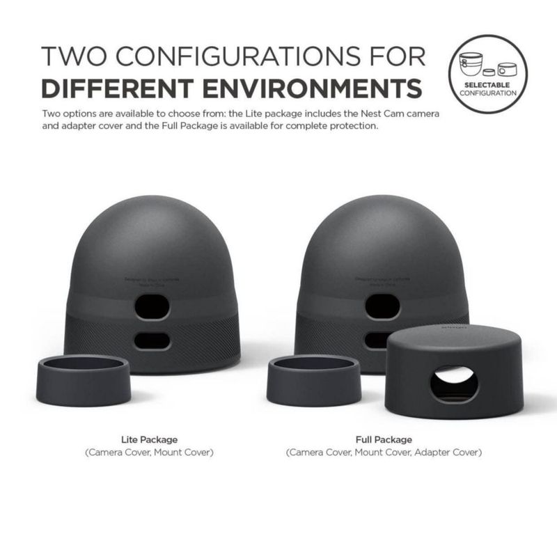 Cubierta de silicona elago para Nest Cam Outdoor
