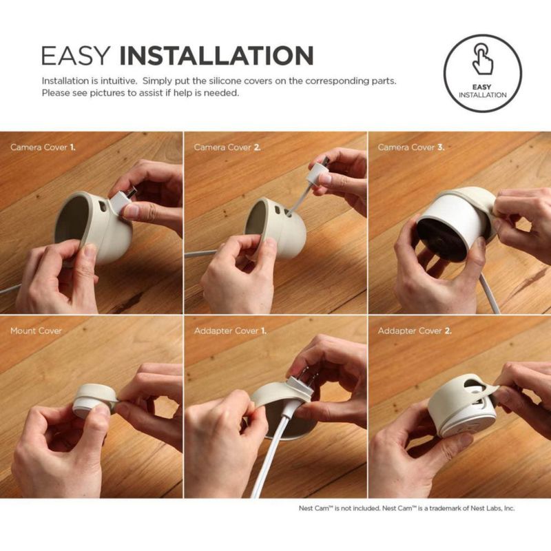 Cubierta de silicona elago para Nest Cam Outdoor