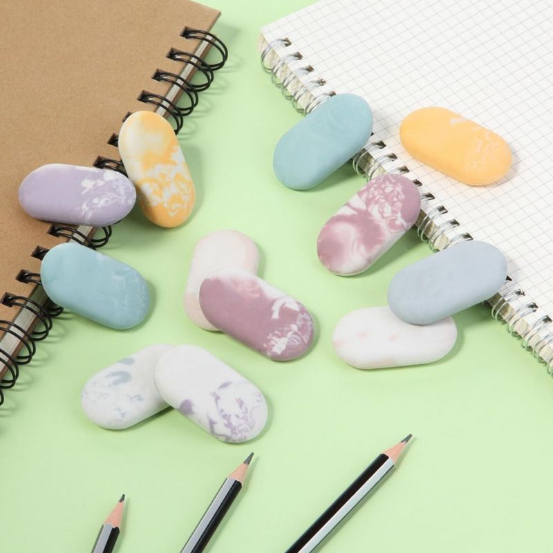 Goma de borrar Mr. Pen 25 cm – Pack de 12 con diseño marmolado