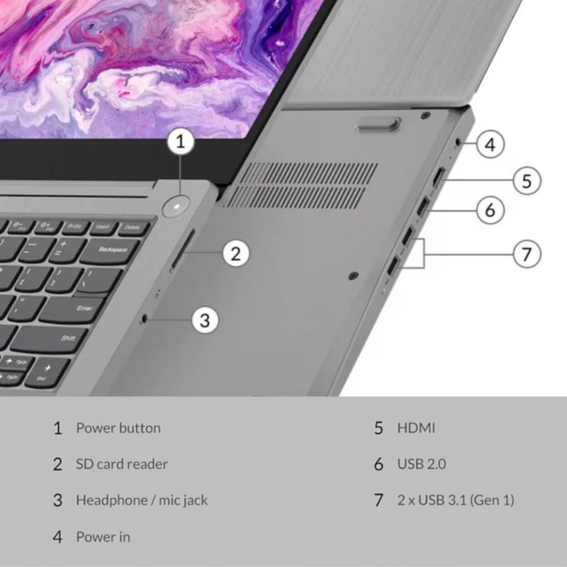 Portátil Lenovo IdeaPad 3 14" i5 20 GB RAM 2 TB SSD gris