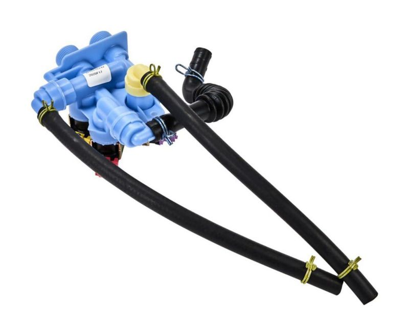 Válvula de Entrada de Agua para Lavadora Whirlpool WPW10435242 Negro y Azul