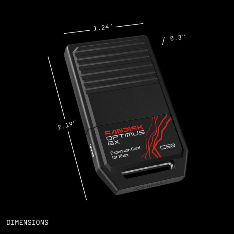 Tarjeta de almacenamiento Sandisk 512 GB Optimus GX C50 para Xbox Series X|S