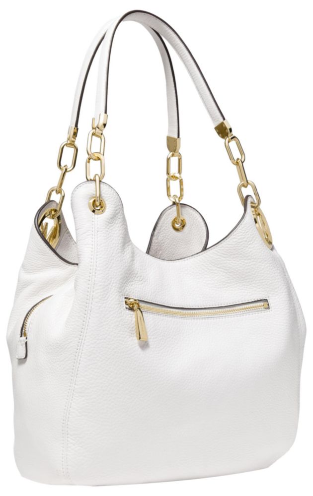 Bolso Michael Kors Lillie Grande Blanco Óptico