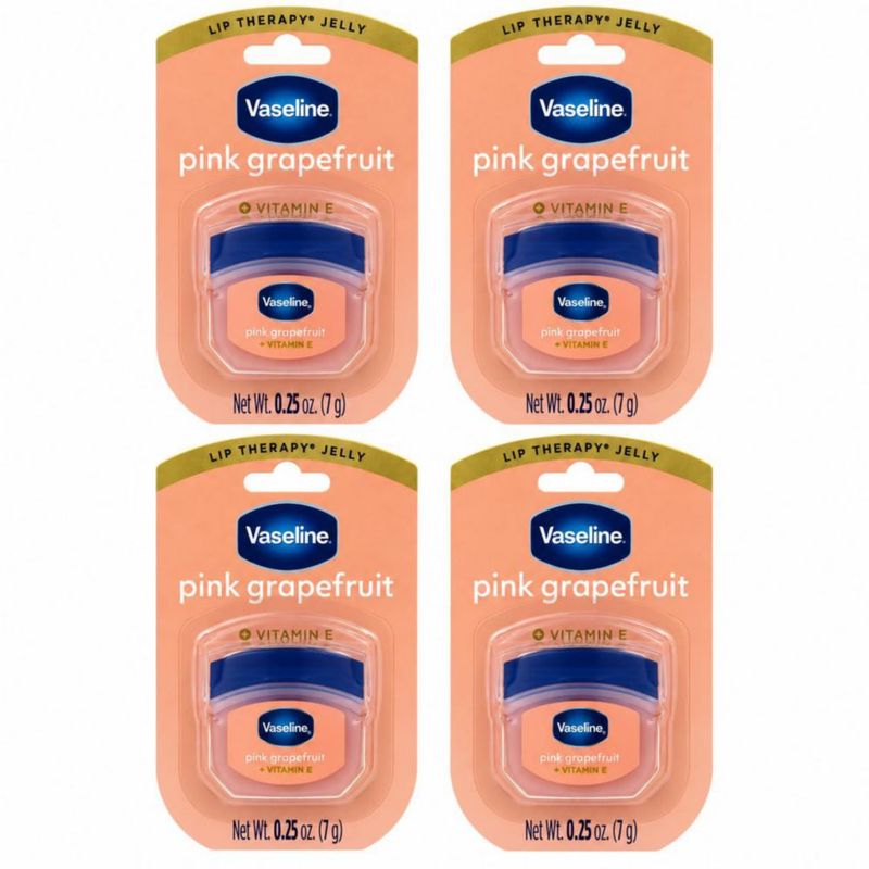 Bálsamo Labial Vaseline Pomelo Rosa 4‑pack 7 g