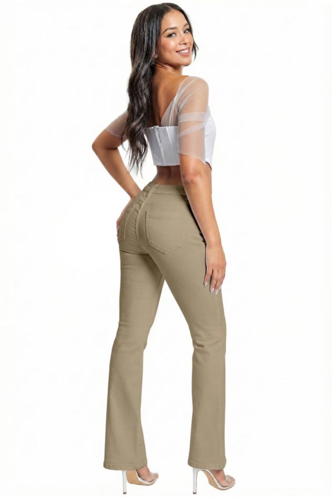 PANTALONES Hybrid & Company P31680FL Caqui Talla 5