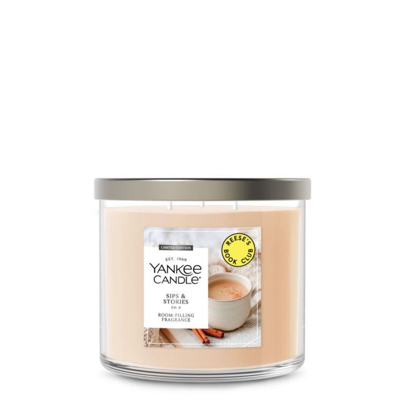 Vela Yankee Candle 411 g 3 mechas Sips & Stories