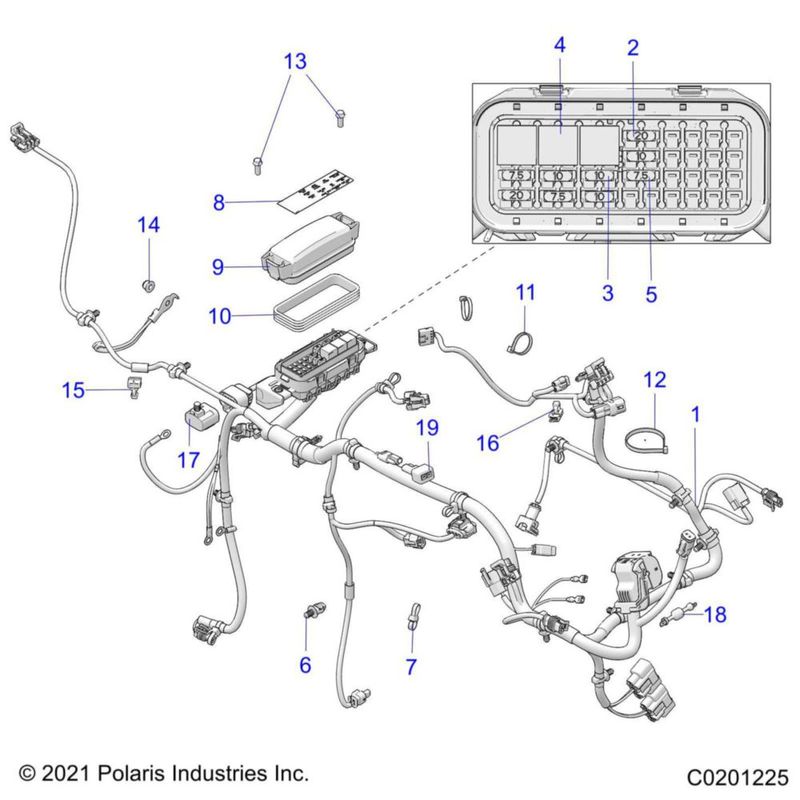 Fusible Polaris Original OEM 4015011 para Modelos Ranger