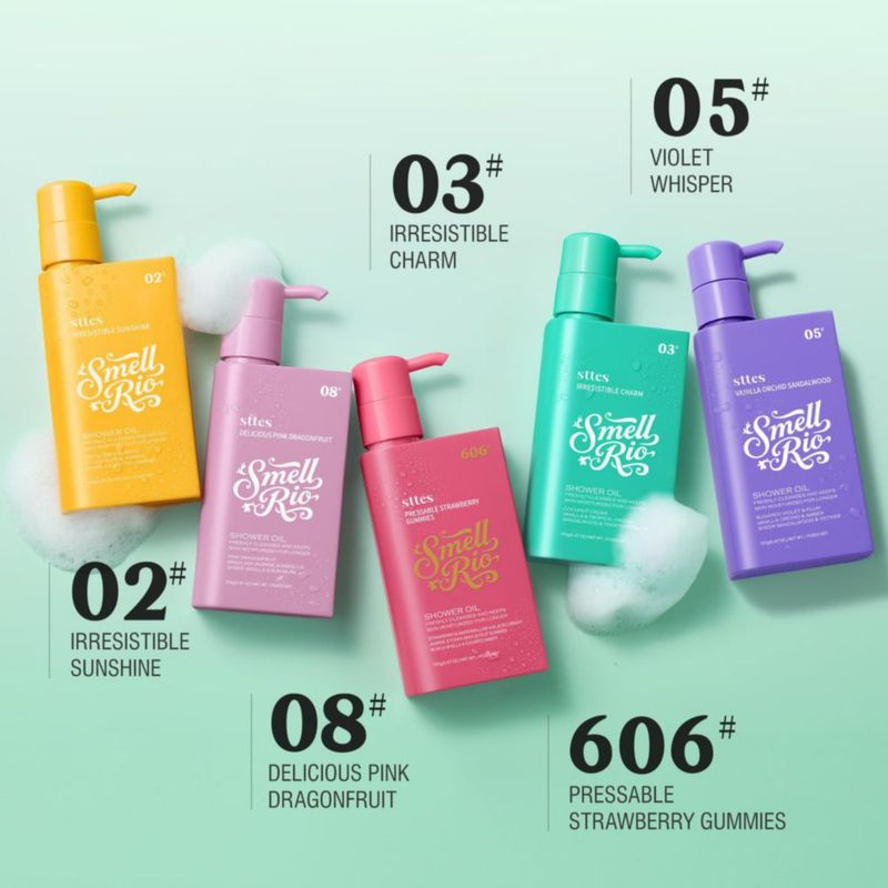 Aceite de Ducha Sttes 155 g Aroma a Gominolas de Fresa