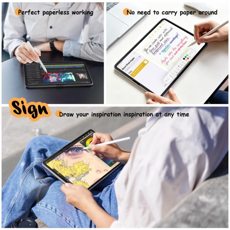 Protector de pantalla Mamol para iPad 10.2" Pack de 3 tipo papel