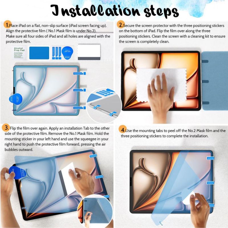 Protector de pantalla Mamol para iPad 10.2" Pack de 3 tipo papel