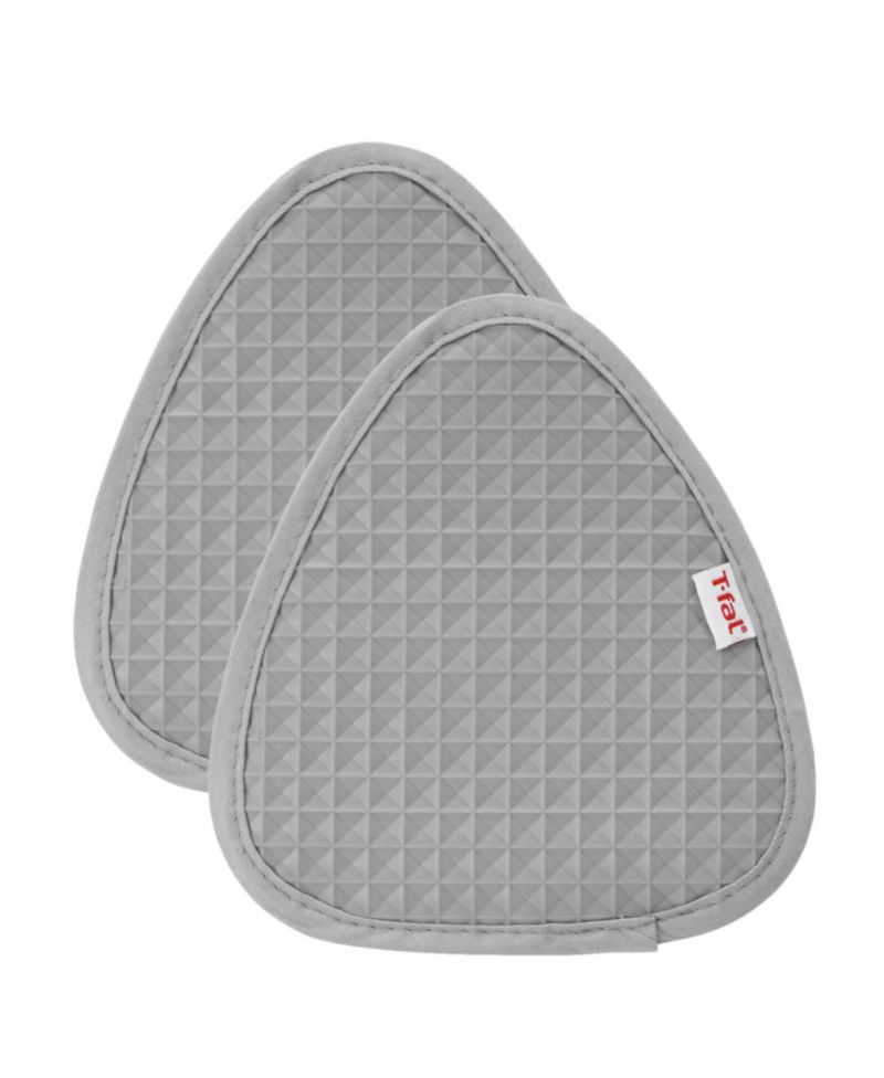 Manoplas T-Fal de silicona 525 °F gris – 2 unidades