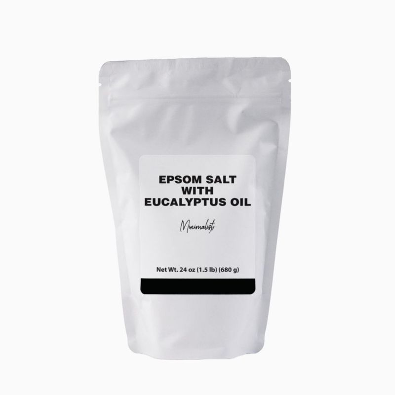 Sal de Epsom Minimalist 680 g con Aceite de Eucalipto
