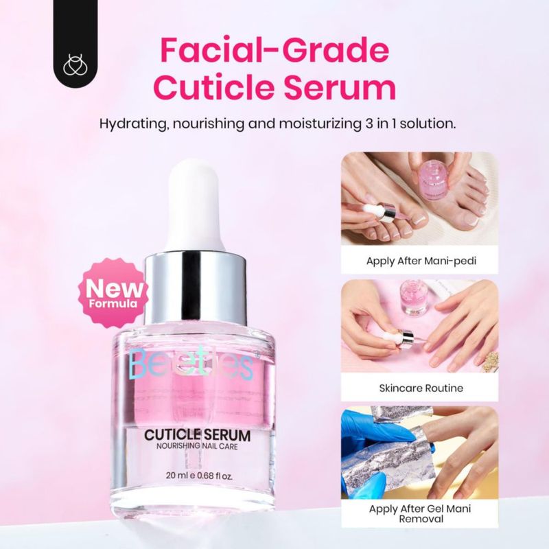 Aceite para cutículas Beetles Gel Polish 20 ml – Cuidado de uñas