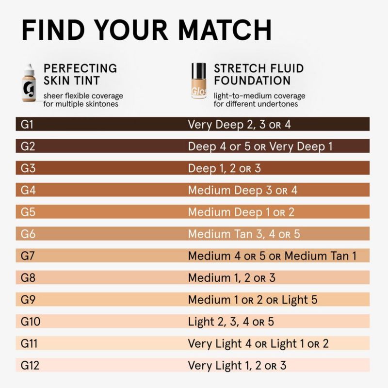 Tinte para la piel Glossier 30 ml G6 Hidratante con color