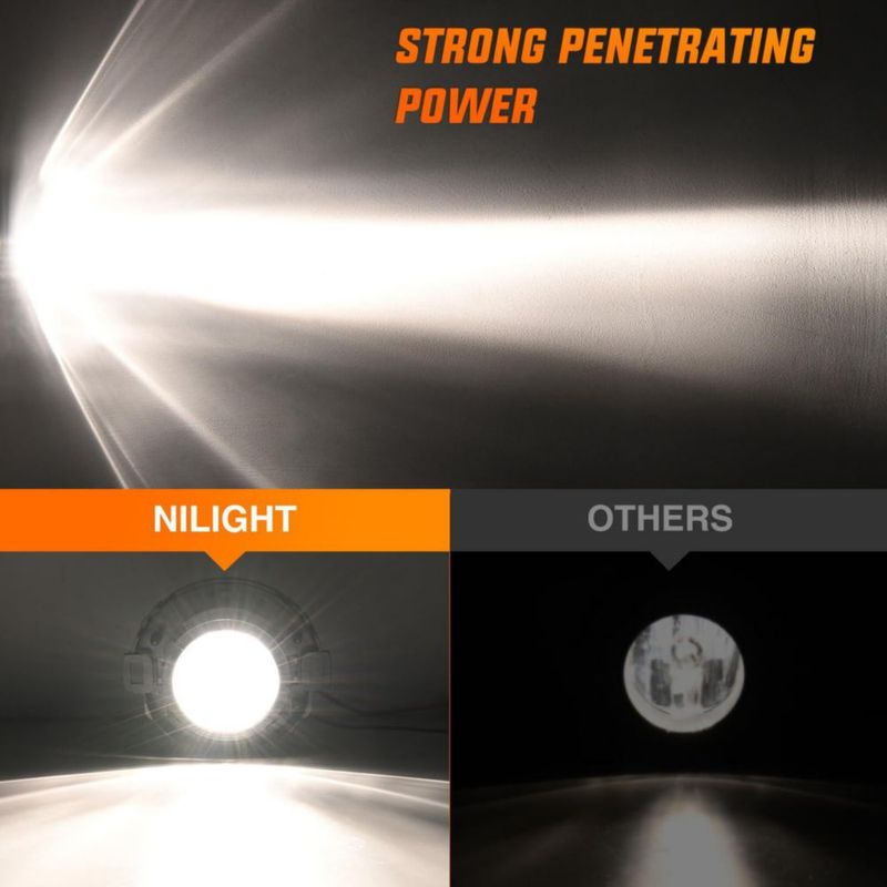 Luz antiniebla Nilight para Nissan Frontier 2010-2019