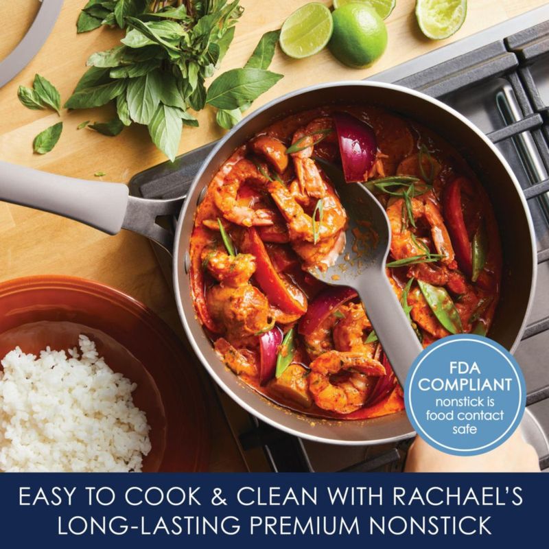 Sartén antiadherente Rachael Ray 3 L gris con tapa