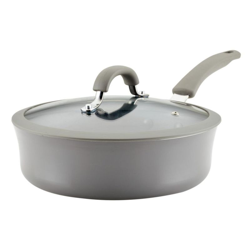 Sartén antiadherente Rachael Ray 3 L gris con tapa