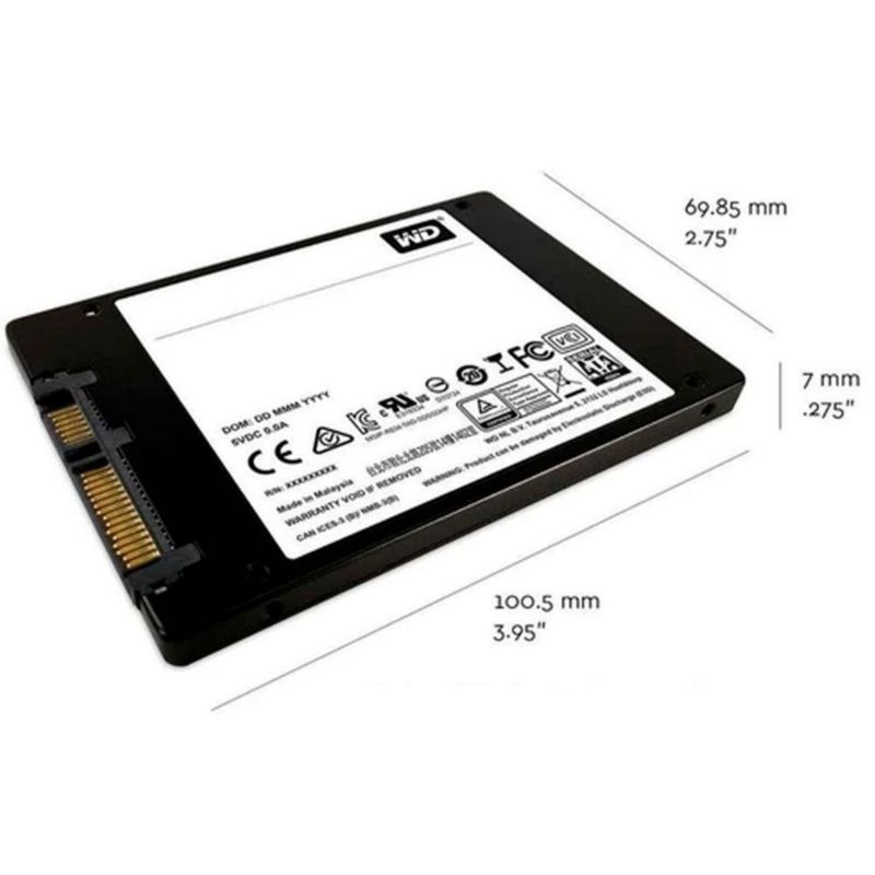 SSD Western Digital 120 GB SATA III 6 Gb/s 25 pulgadas