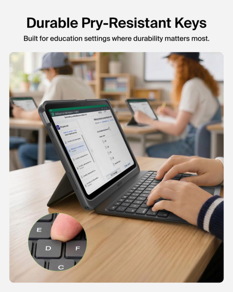 Teclado Belkin para iPad A16 de 10ª y 11ª generación con hub USB‑C
