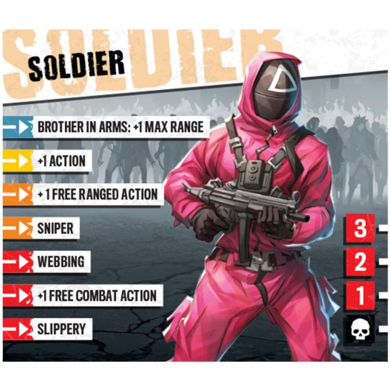 Juego de mesa Asmodee Zombicide – Expansión Squid Game