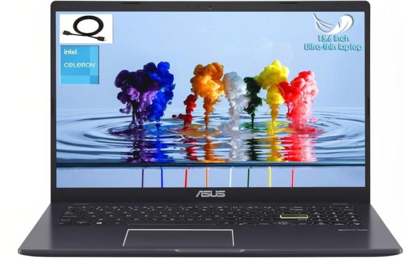 Portátil ASUS E510 Ultra Delgado Celeron N4020 4 GB RAM 256 GB SSD 156"