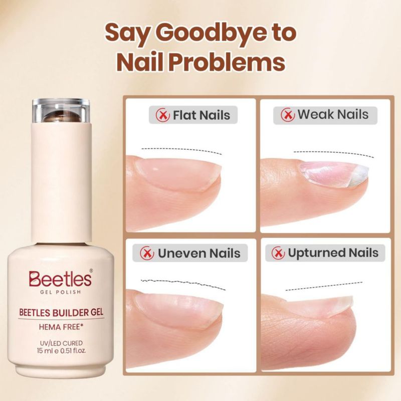 Gel Constructor Beetles 15 ml Marrón (Libre de HEMA y TPO)