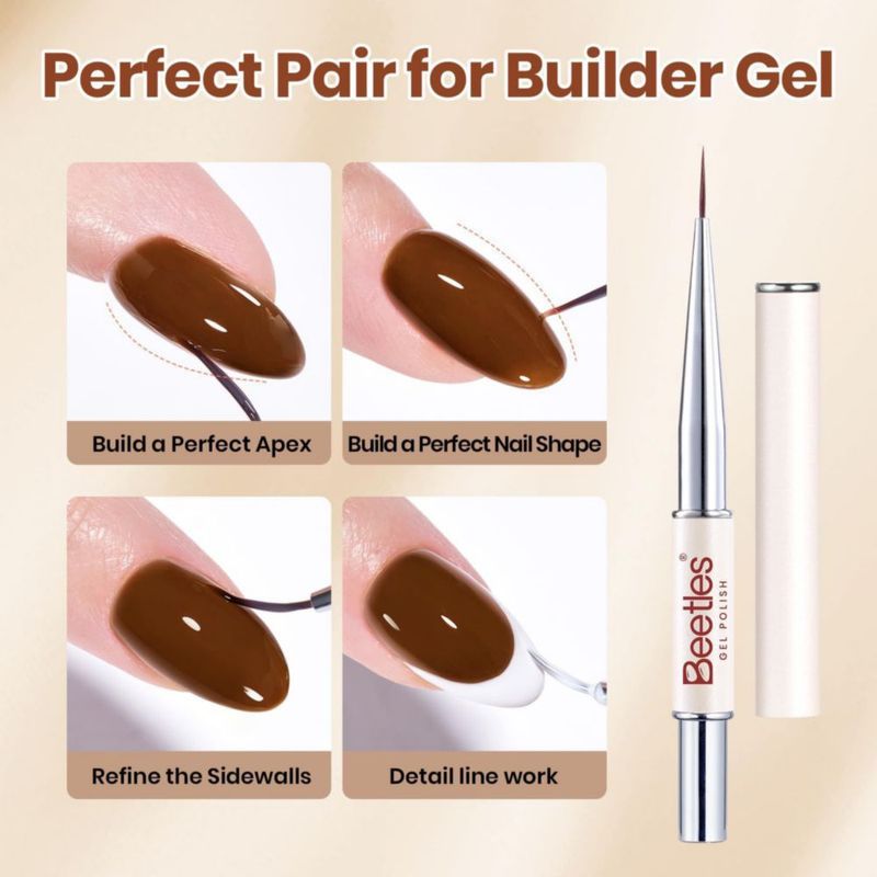 Gel Constructor Beetles 15 ml Marrón (Libre de HEMA y TPO)